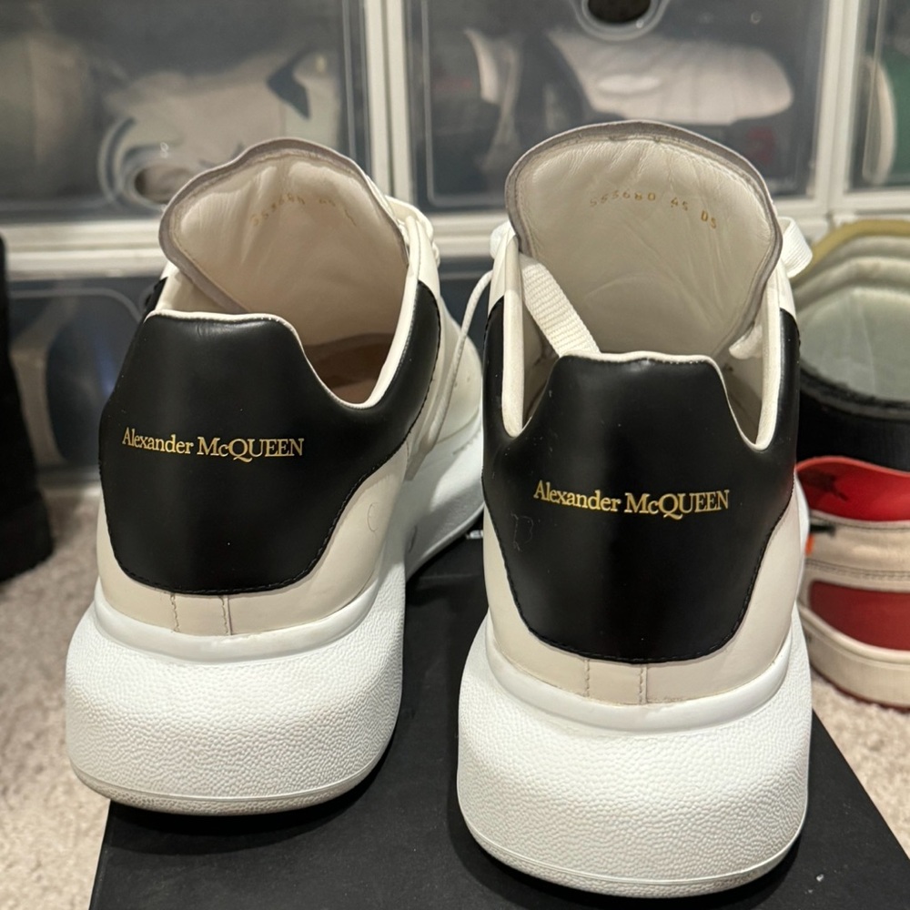 Alexander McQueen Monochrome Leather Sneakers